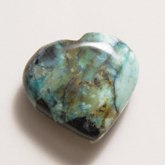 Chrysocolla Heart by Tiny Rituals