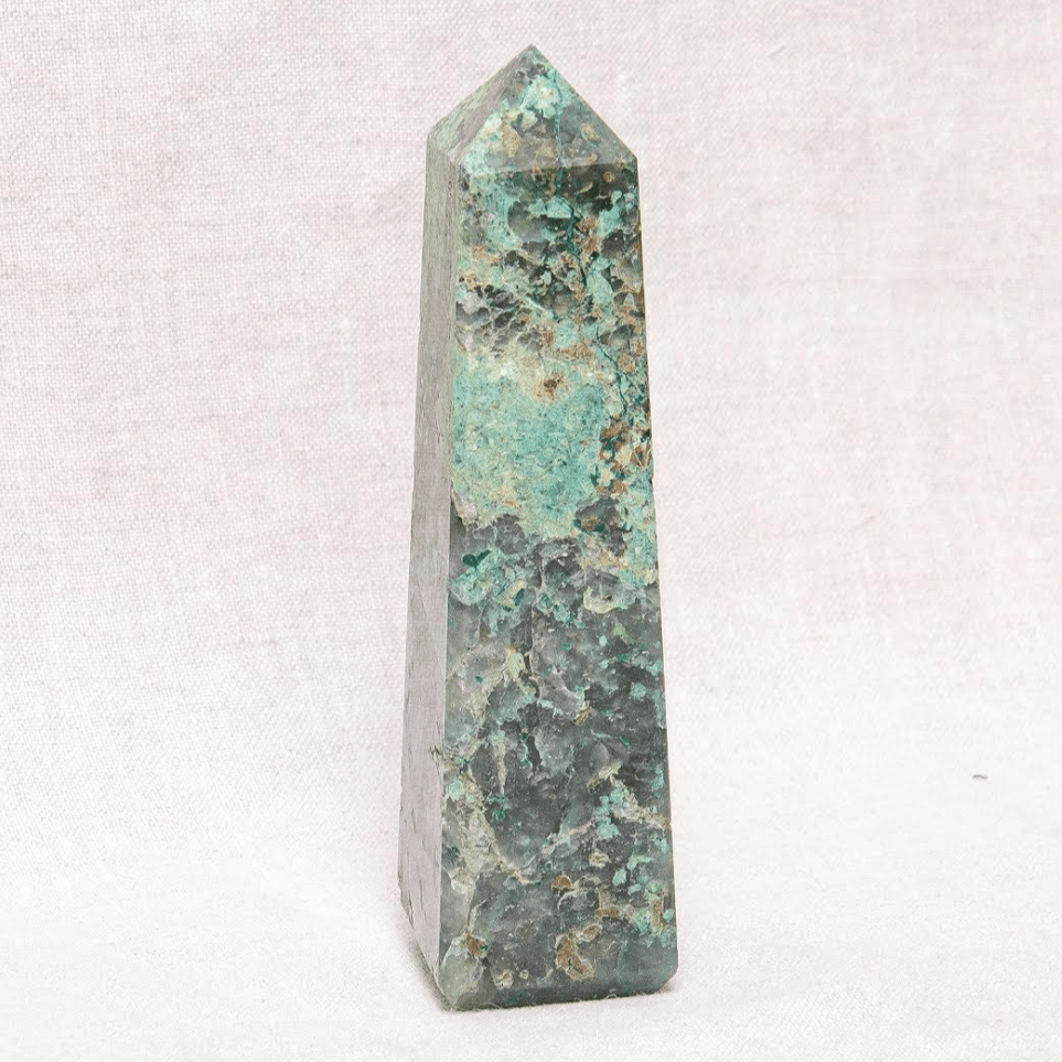 Chrysocolla Tower by Tiny Rituals