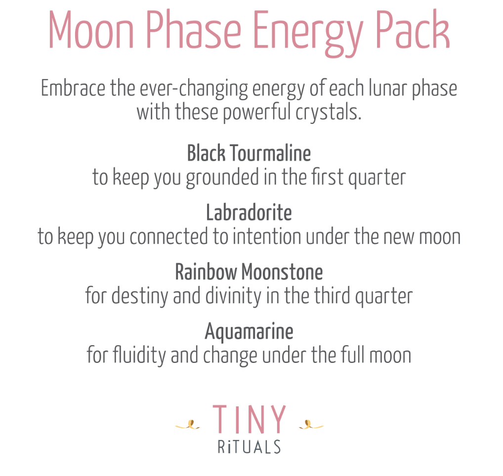 Moon Phase Energy Bracelet Pack by Tiny Rituals