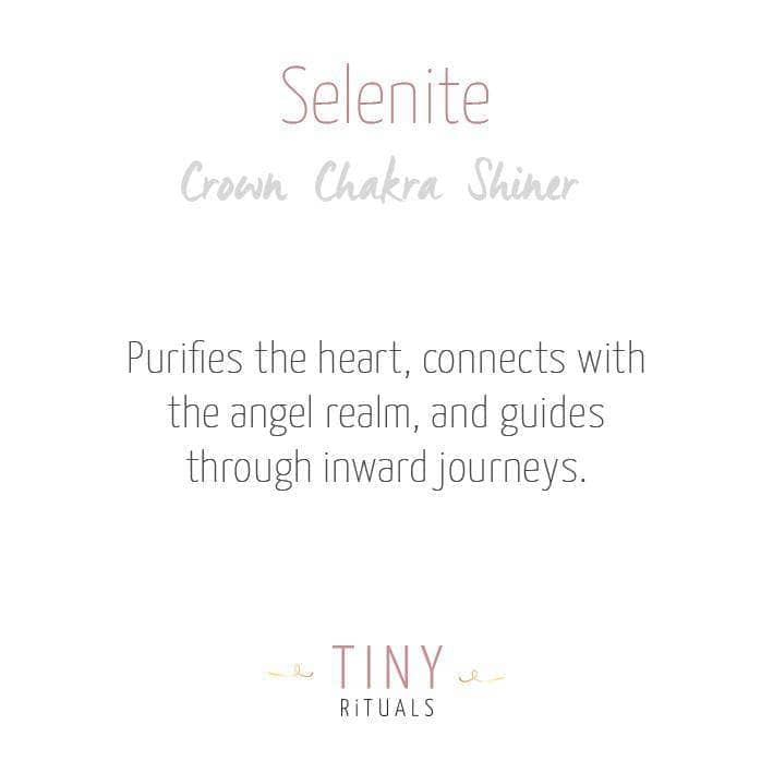 Selenite Heart by Tiny Rituals