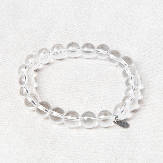 Clear Quartz Energy Bracelet 8mm by Tiny Rituals