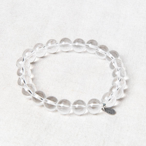 Clear Quartz Energy Bracelet 8mm by Tiny Rituals