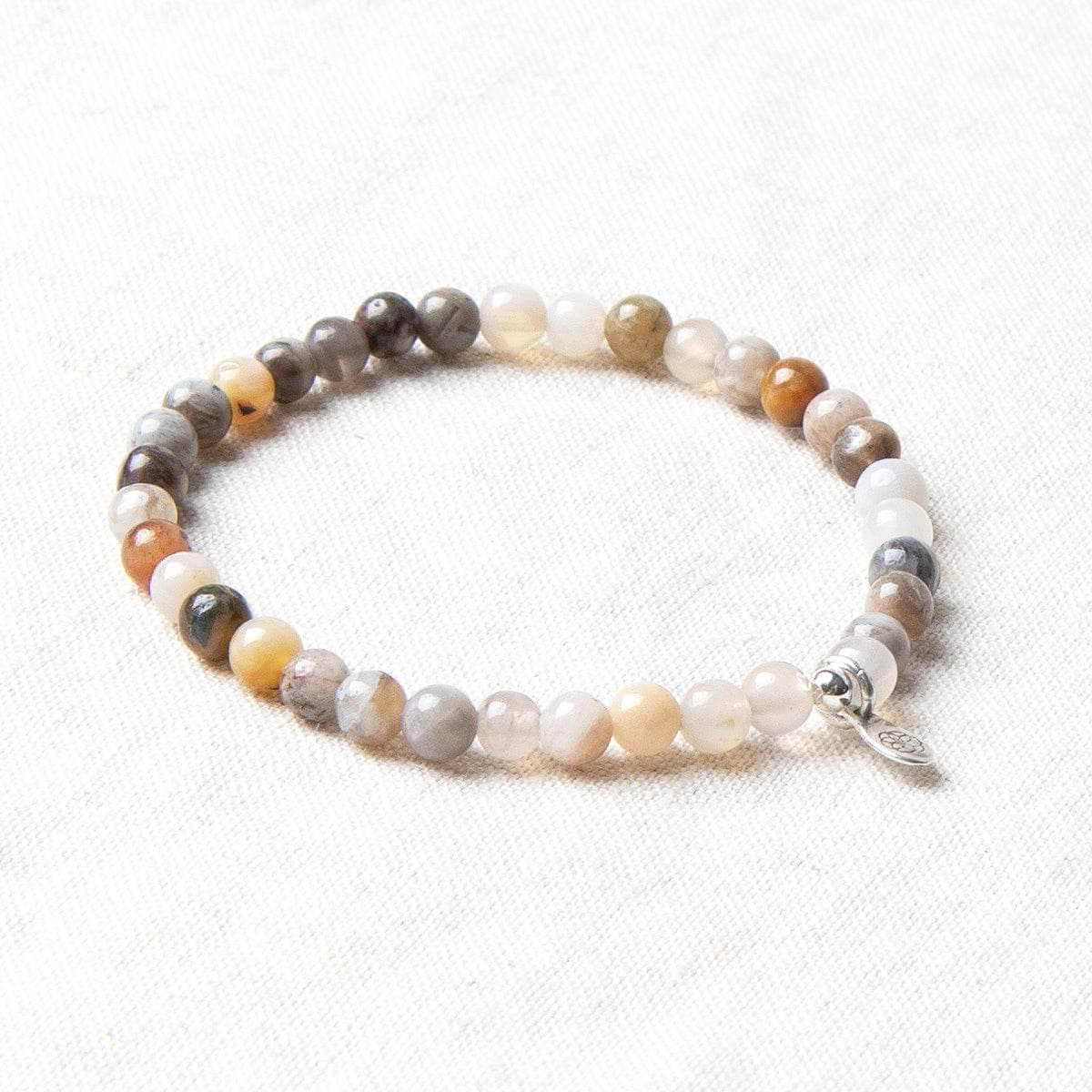 Bamboo Leaf Agate Energy Bracelet by Tiny Rituals