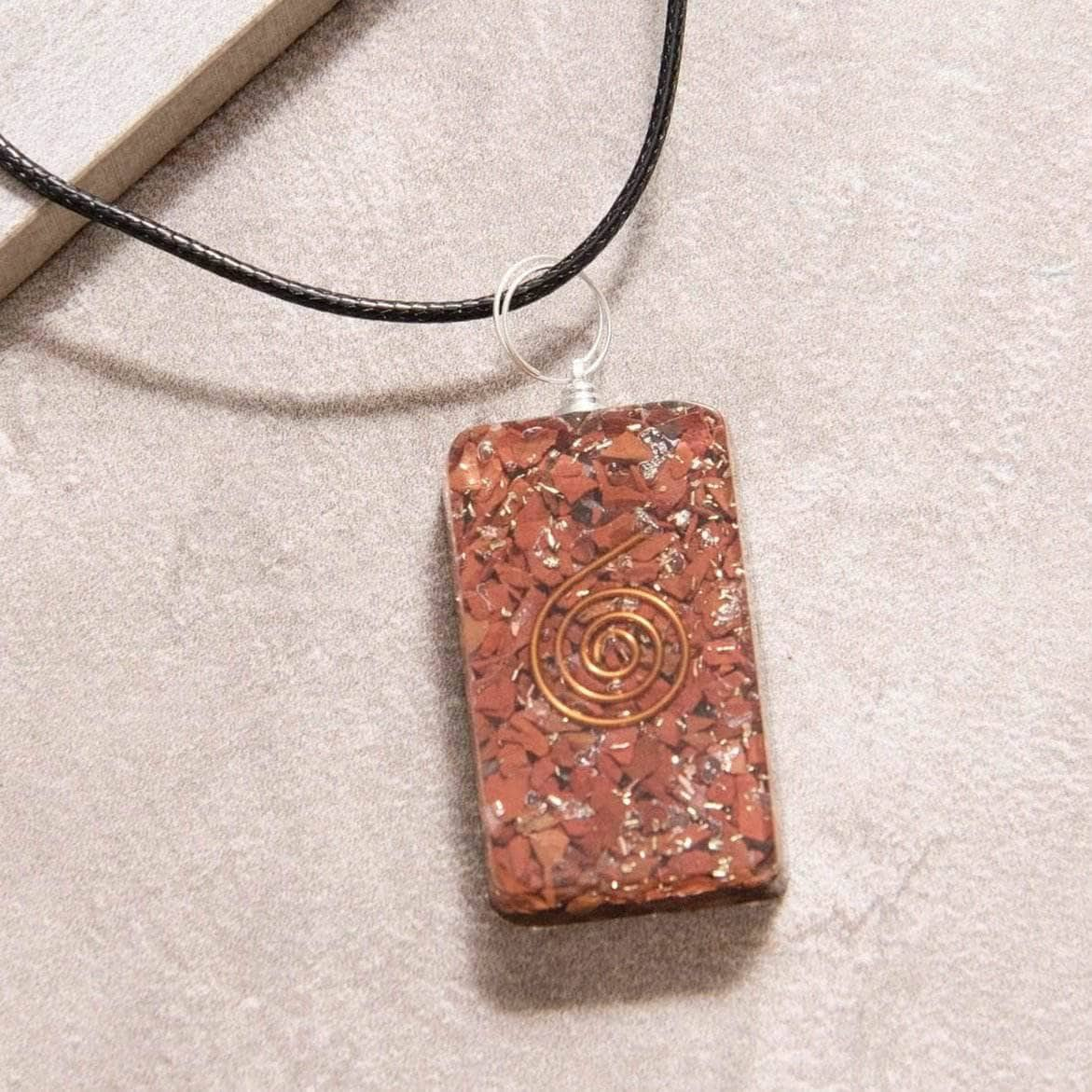 Orgone Gemstone Pendants by Tiny Rituals