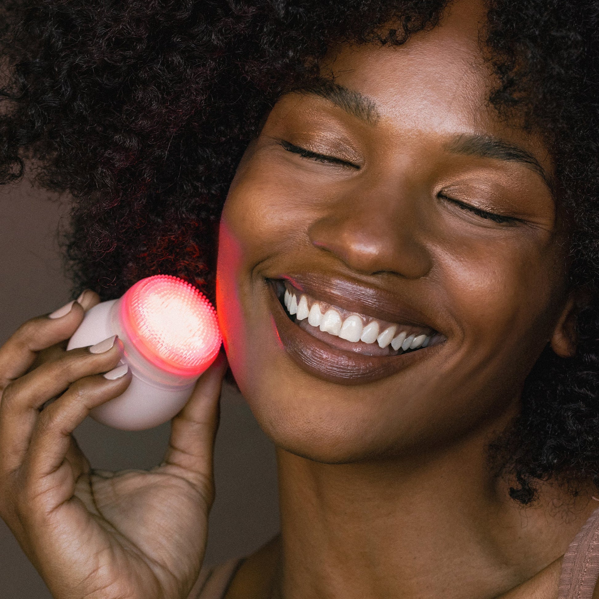 LEDA Red | Anti Aging LED Sonic Facial Brush. by Vanity Planet - Lotus and Willow