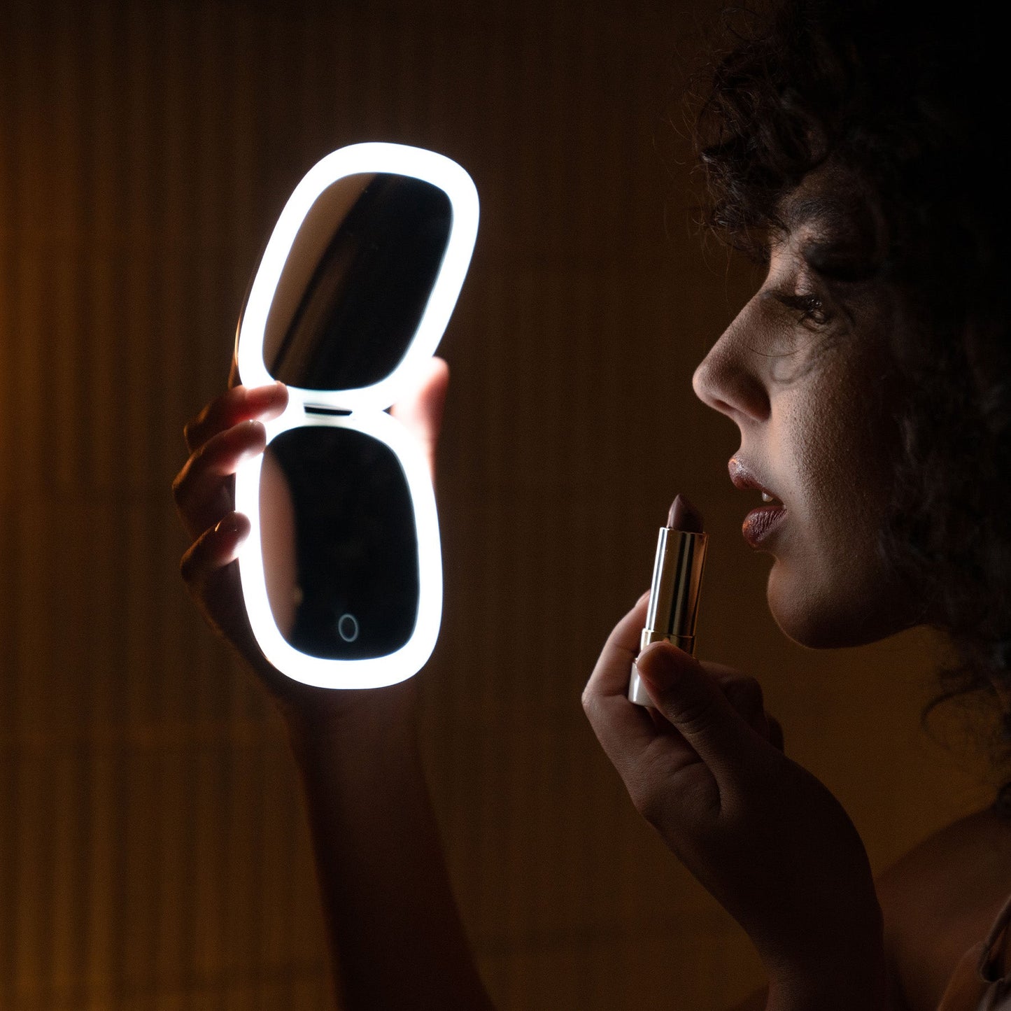 Moda | LED Compact Mirror by Vanity Planet