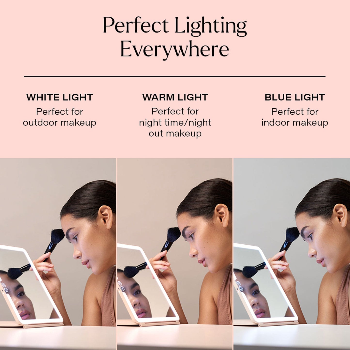 Pose 2.0 | LED Travel Mirror. by Vanity Planet