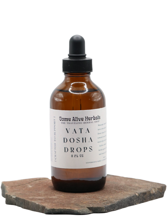 Vata Dosha Drops by Come Alive Herbals - Lotus and Willow