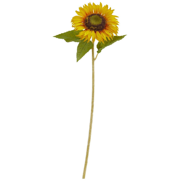 24” Sunflower Artificial Flower (Set of 12) by Nearly Natural
