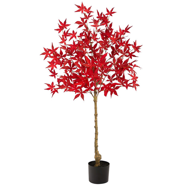 4’ Autumn Maple Artificial Fall Tree by Nearly Natural