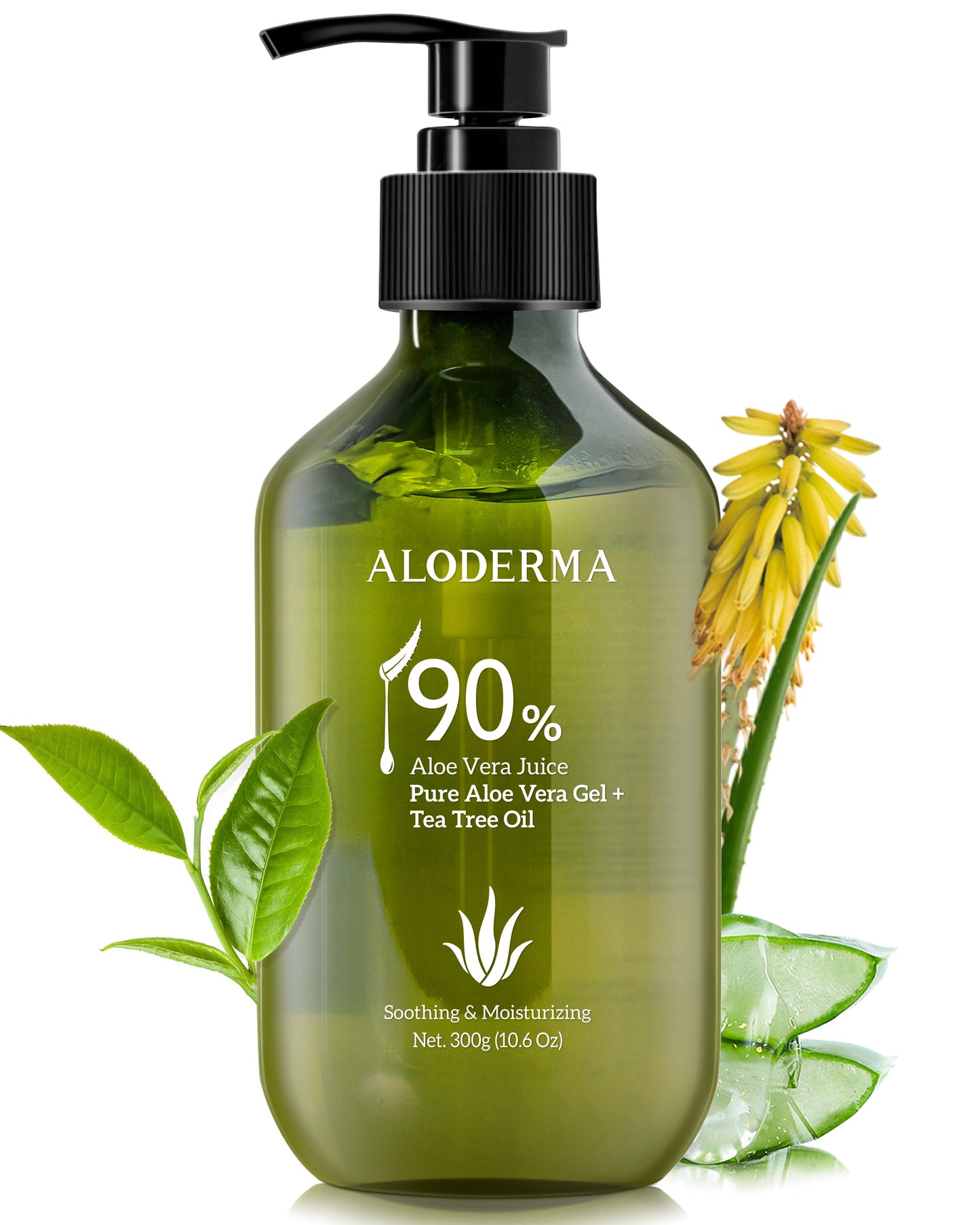 Aloderma Pure Aloe Vera Gel + Tea Tree Oil by AloeCure