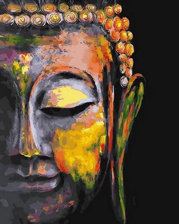 Buddha by Paint with Number