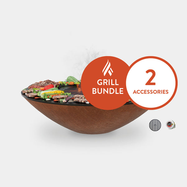 Arteflame Classic 40 Grill And Starter Bundle With 2 Grilling Accessories. by Arteflame Outdoor Grills