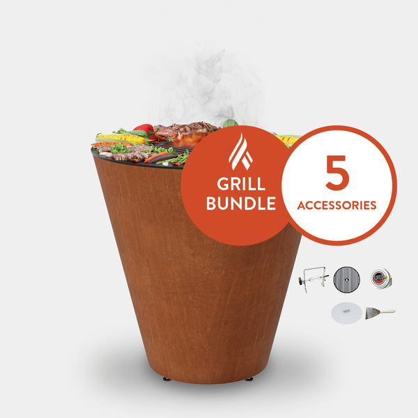 Arteflame One 30 Grill And Home Chef Bundle With 5 Grilling Accessories. by Arteflame Outdoor Grills