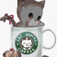 Cat Bucks Coffee by Paint with Number