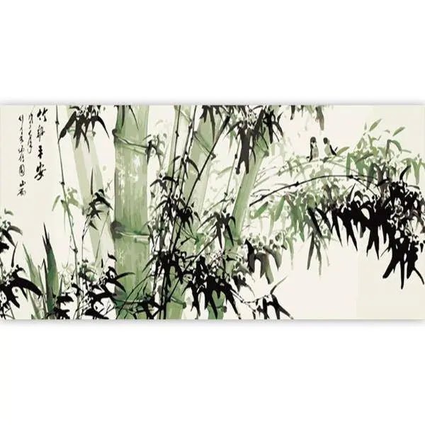 Chinese Bamboo by Paint with Number