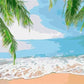 Coconut Trees and Sea by Paint with Number