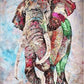 Colorful Elephant by Paint with Number