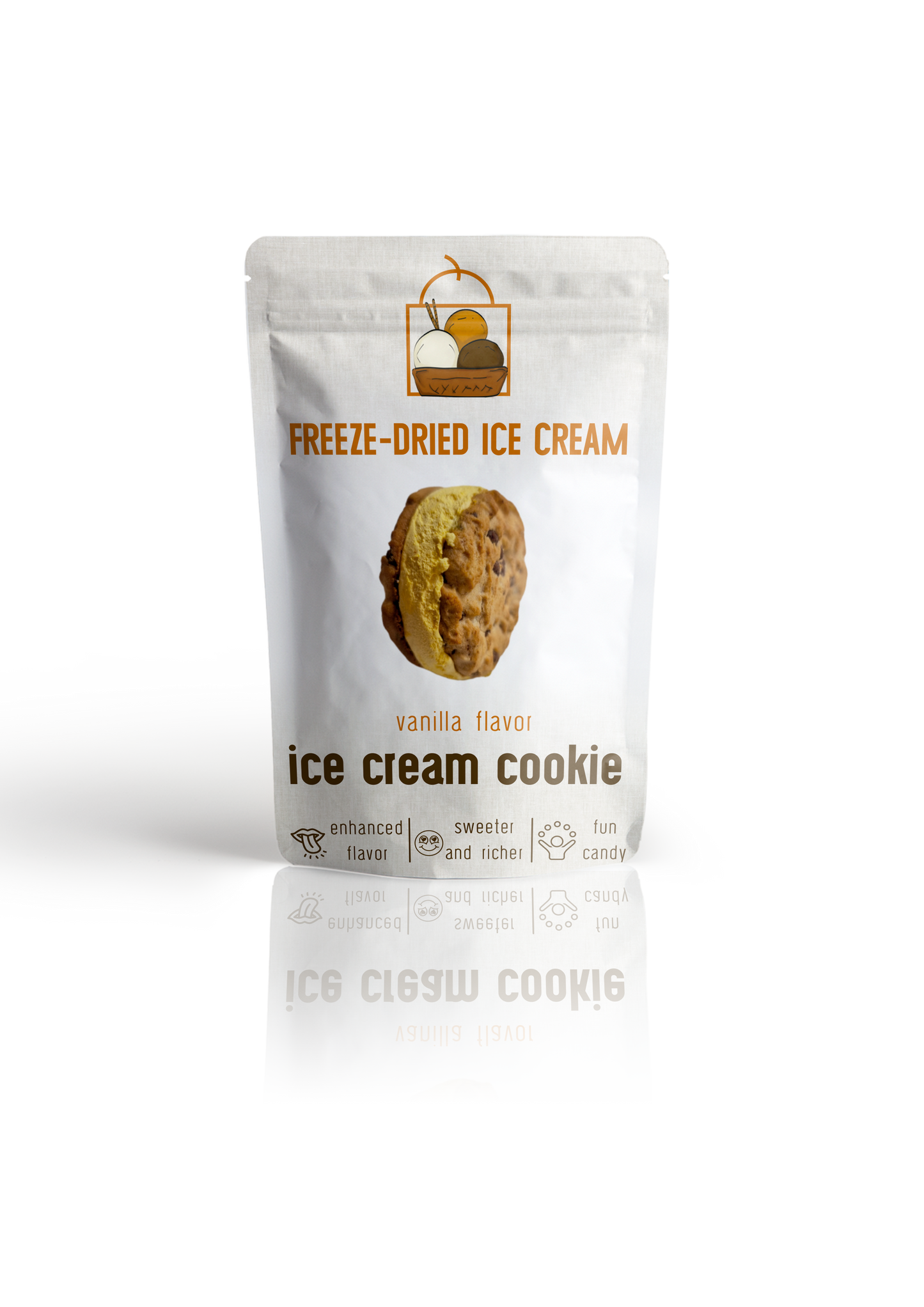 Freeze-Dried Ice Cream Cookie - Vanilla by The Rotten Fruit Box