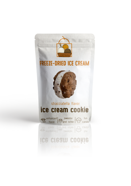 Freeze-Dried Ice Cream Cookie - Stracciatella by The Rotten Fruit Box