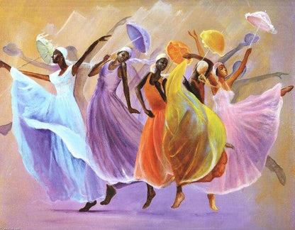 Dancers by Paint with Number