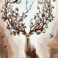 Deer Fantasy Art by Paint with Number