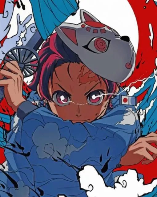 Demon Slayer Anime Manga by Paint with Number