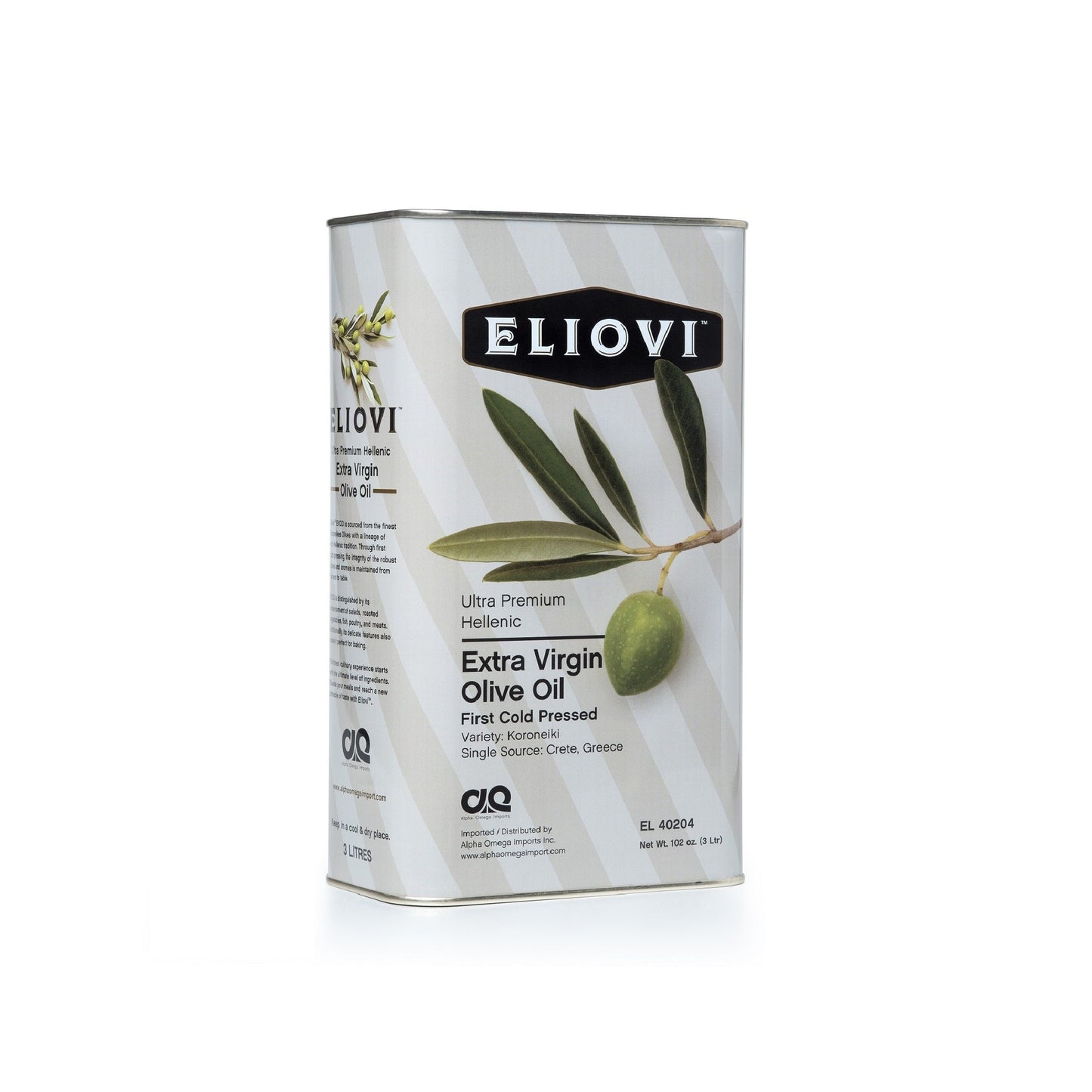 Eliovi Extra Virgin Olive Oil from Eastern Crete  by Alpha Omega Imports - Lotus and Willow