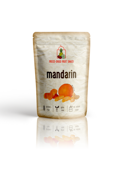 Freeze Dried Mandarin Snack by The Rotten Fruit Box