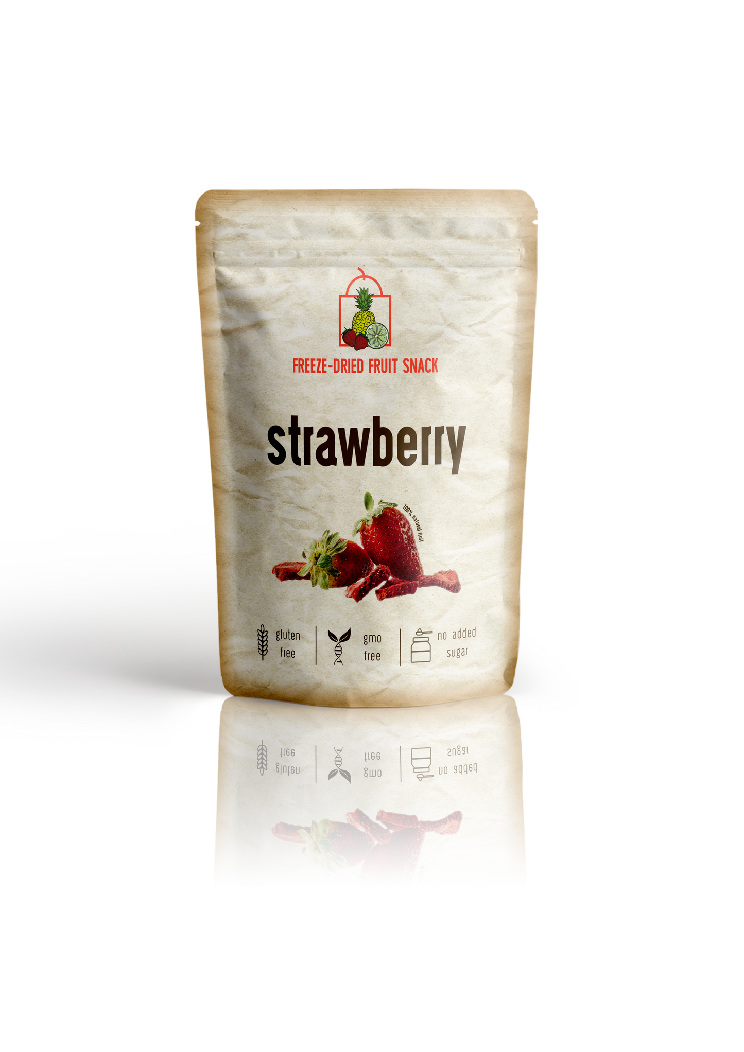 Freeze Dried Strawberry Snack by The Rotten Fruit Box