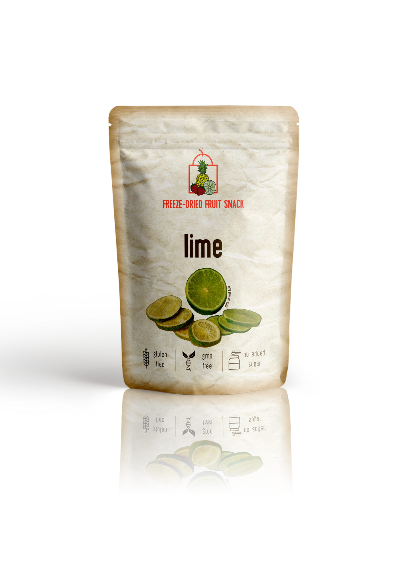 Freeze Dried Sliced Lime by The Rotten Fruit Box