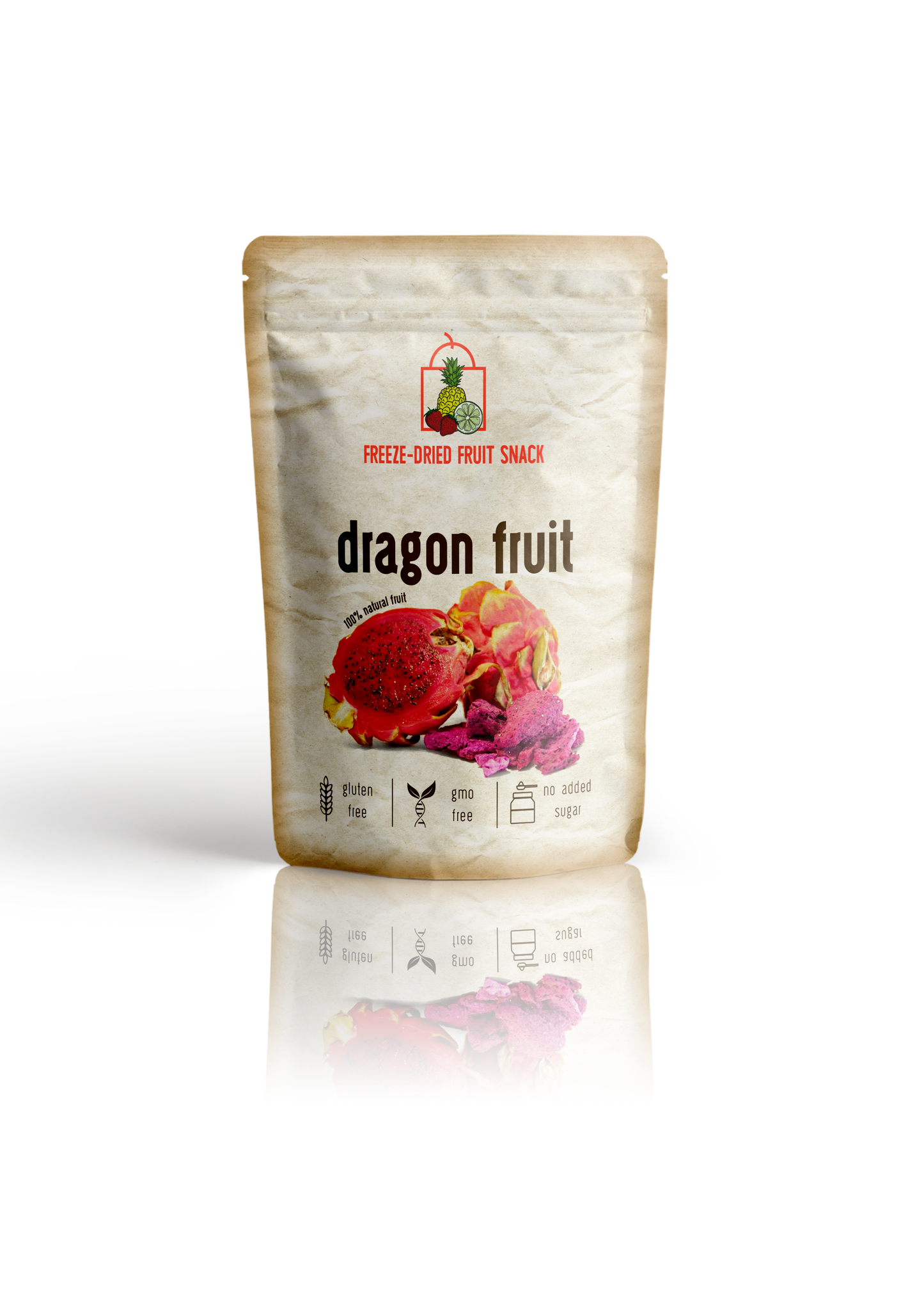 Freeze Dried Dragon Fruit Snack by The Rotten Fruit Box