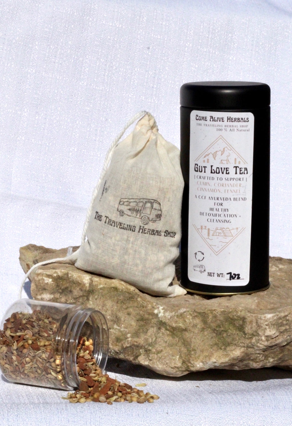 Gut Love Tea by Come Alive Herbals - Lotus and Willow