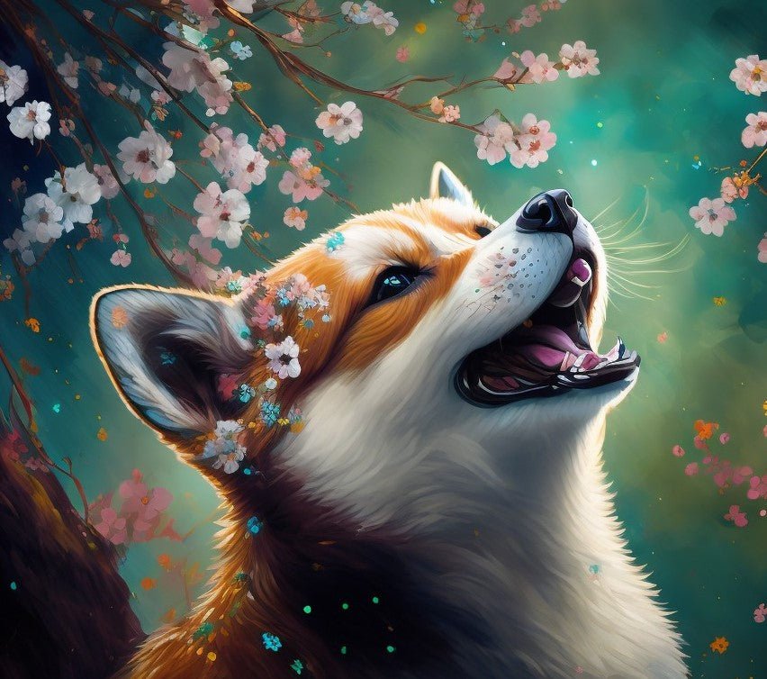 Japanese Shiba Inu by Paint with Number