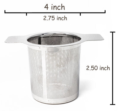 Stainless Steel Laser Cut Strainer by Tea and Whisk - Lotus and Willow