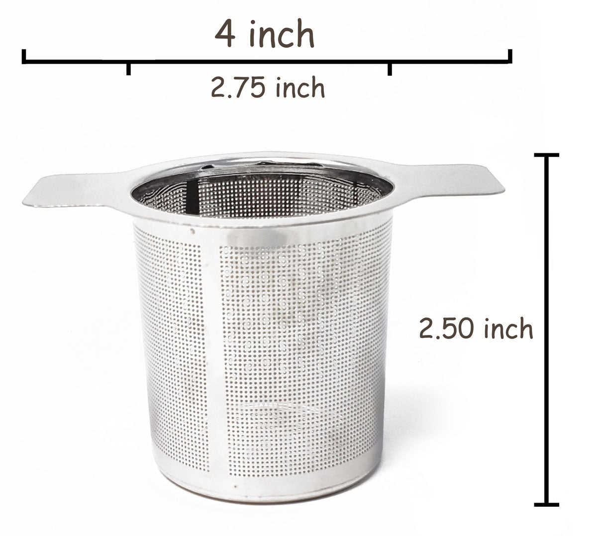 Stainless Steel Laser Cut Strainer by Tea and Whisk - Lotus and Willow
