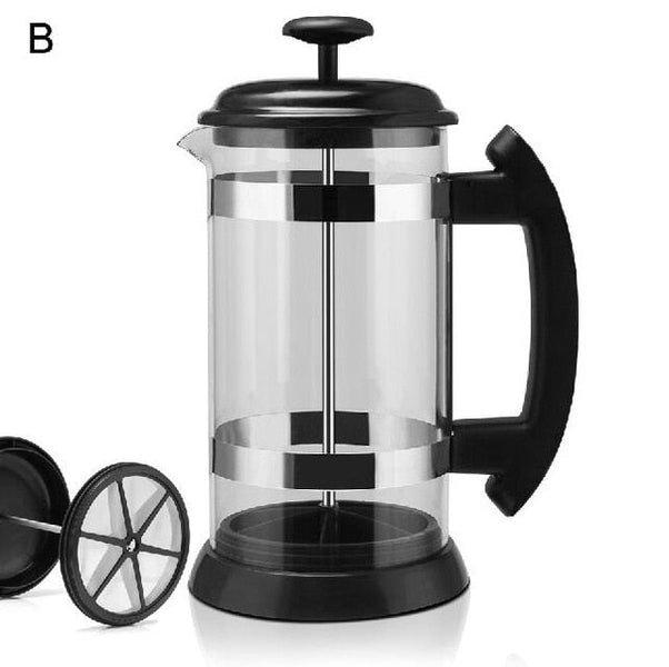 French Press Coffee/Tea Brewer Coffee Pot by Brown Shots Coffee