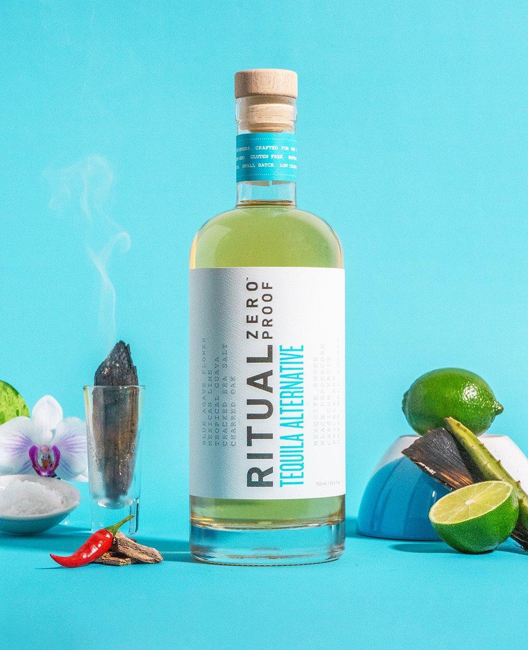Ritual Tequila Alternative by Ritual Zero Proof - Lotus and Willow