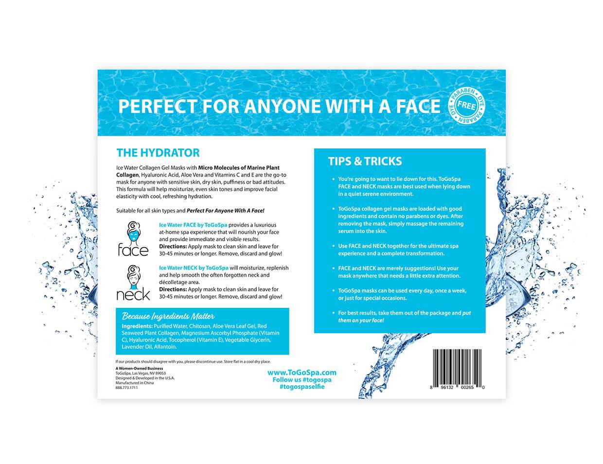 Ice Water FACE & NECK by ToGoSpa